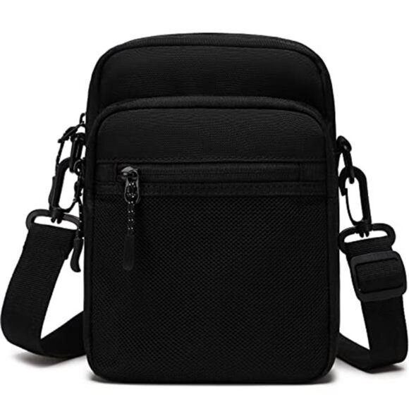 Other - Small Messenger Bag for Men Women, Water Resistant Adjustable Crossbody
